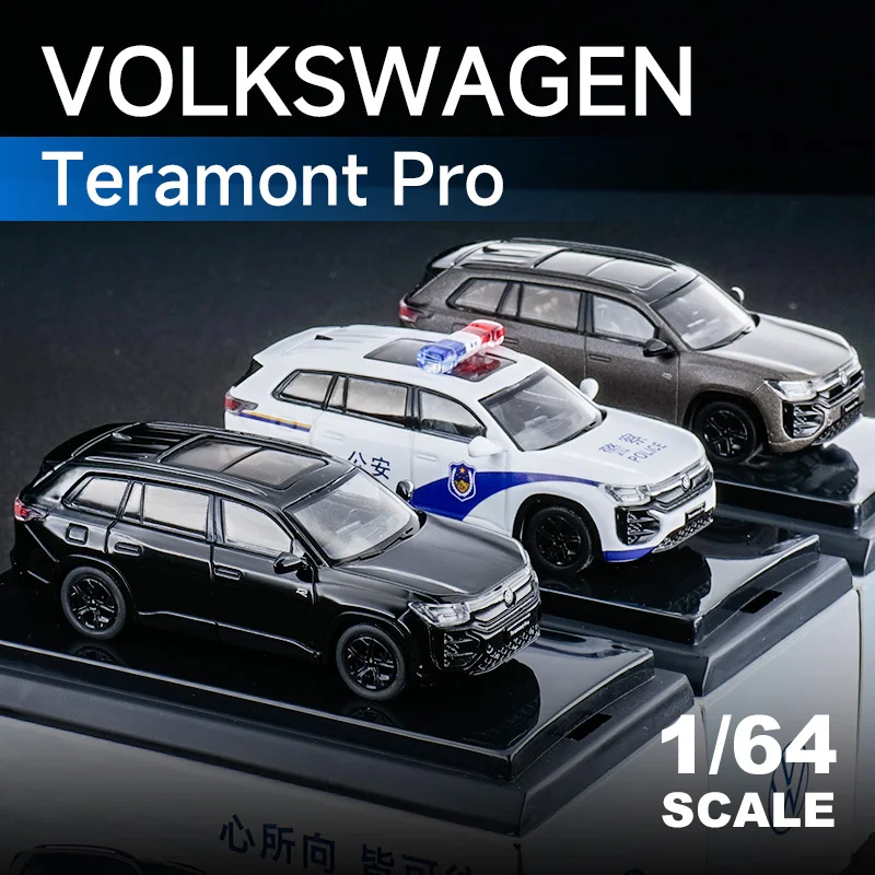 

Volkswagen 1/64 Teramont Pro SUV Off-road vehicle metal diecast cars collection models Diecast Toys For Boys