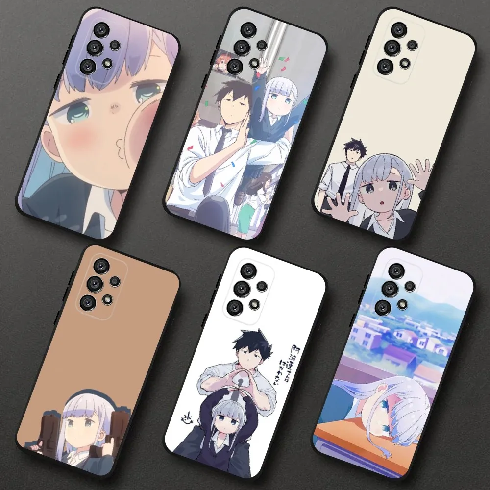 Funda de teléfono con diseño de Anime Aharen Is I, carcasa blanda de color negro para Samsung Galaxy A20,A21s,A22,A31,A32,A52,A53,A72,73,A80,A91