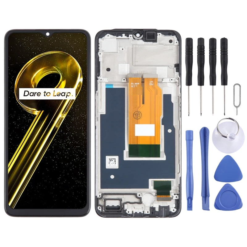 

For Realme 9i 5G OEM LCD Screen and Digitizer Full Assembly with Frame