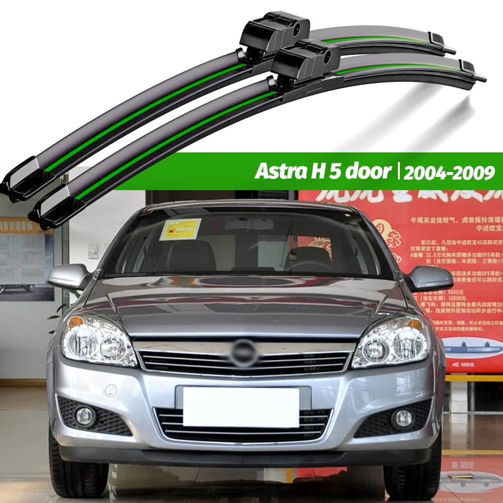 

Wiper LHD Front Wiper Blades For Opel Astra H 5 Doors 2004 - 2009 Windshield Windscreen Window 22"18" Accessories