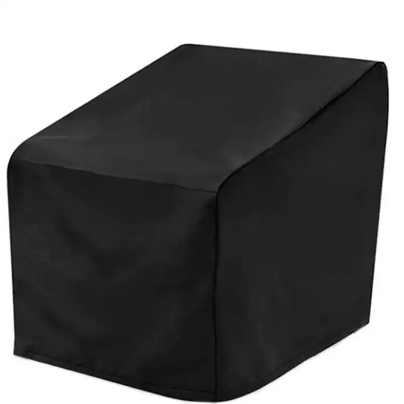 All-Weather Cover Garden Seat Cover For Outdoor Use Black Color Easy Installation Design Easy Maintenance Feature