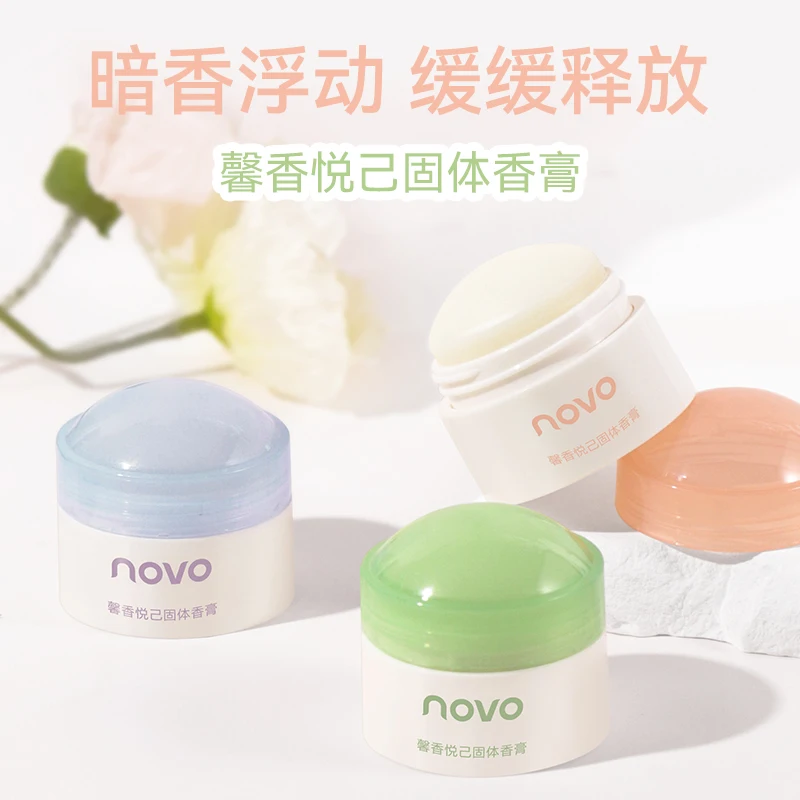 Natural Refreshing Floral Fragrance Deodorant Stick Solid Fragrance Balm Long Lasting Lightweight Fragrance Body Aroma Cream