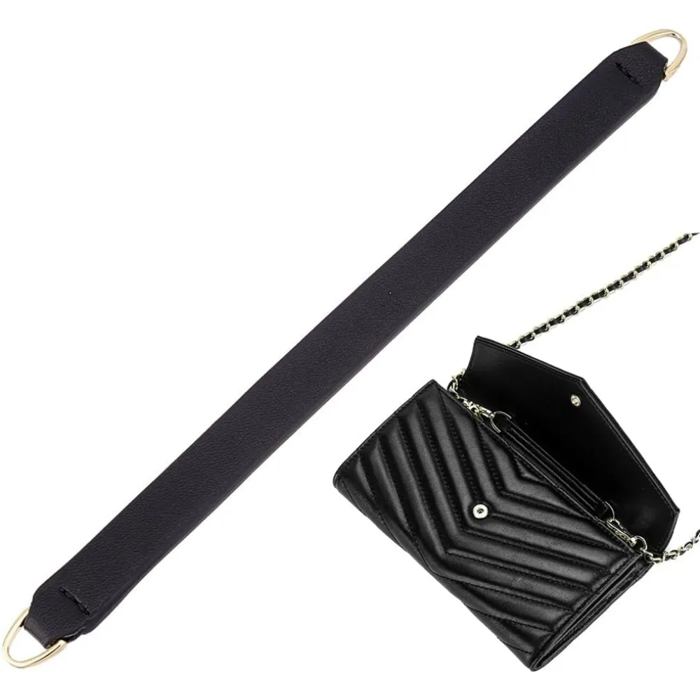 

Clutch Bag Conversion Leather Strip, 7.3 Inch DIY Purse Chain Strap Connection Accessories Envelope Bag Conversion Leather