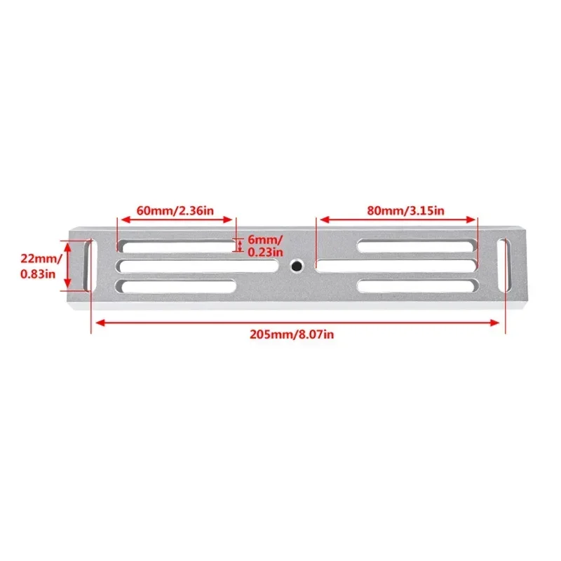 Silver Orbital Star Guide Mirror Motherboard Multi-function Dovetail Plate Slot Astronomical Telescope Accessories 9Inch Outdoor