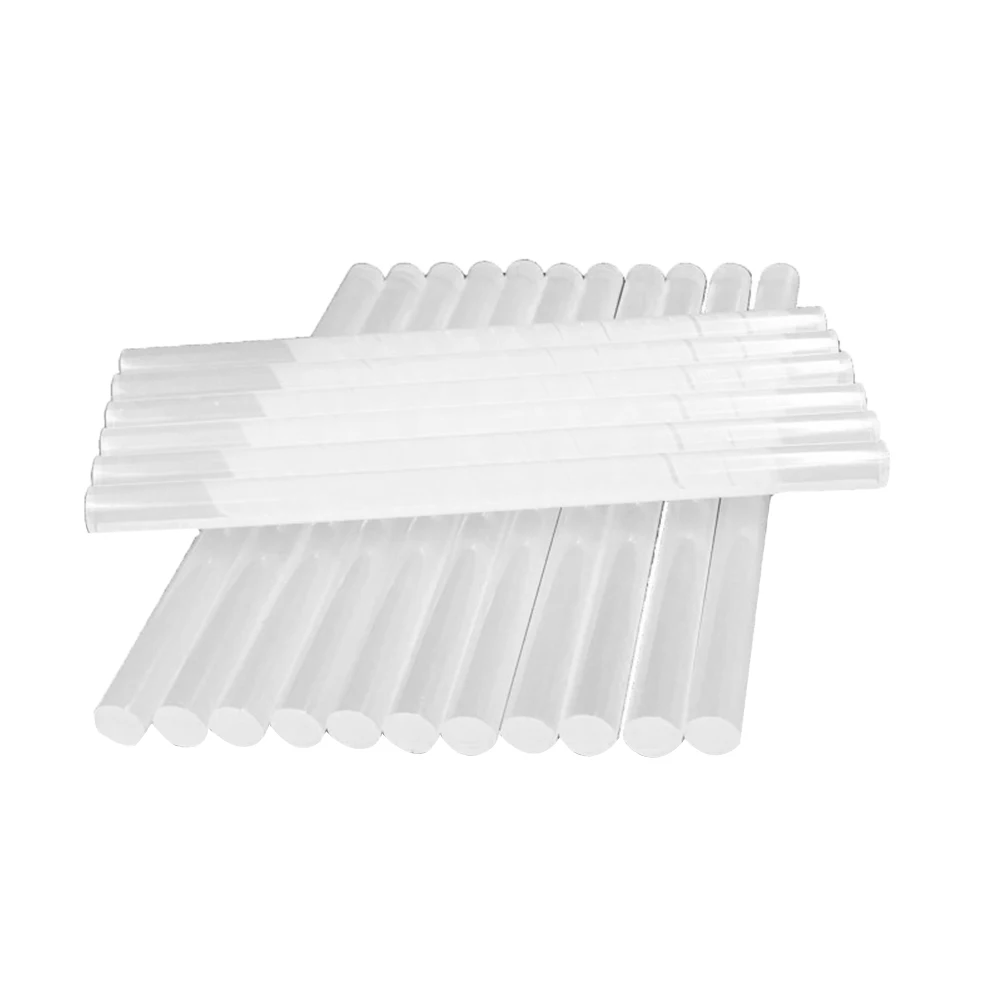 

100pcs Hot Melt Glue Sticks Transparent Non yellowing for DIY Crafts Home Office School Glass Fabric Plastic