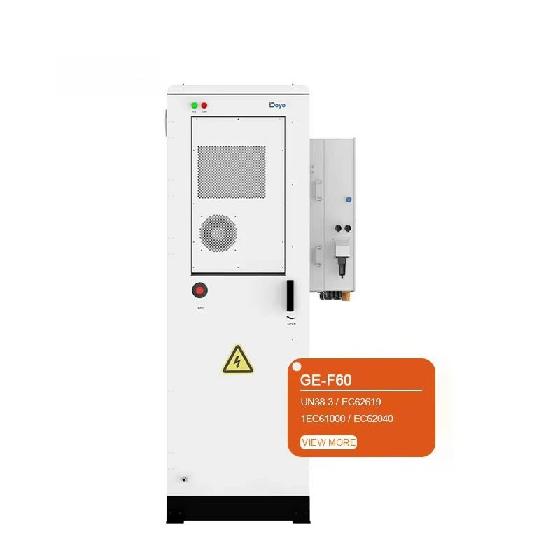 Deye GE-F60 Hybrid ESS 50/60KWh All-in-One LiFePO4 Sistema de armazenamento de bateria solar Bateria de armazenamento de energia doméstica