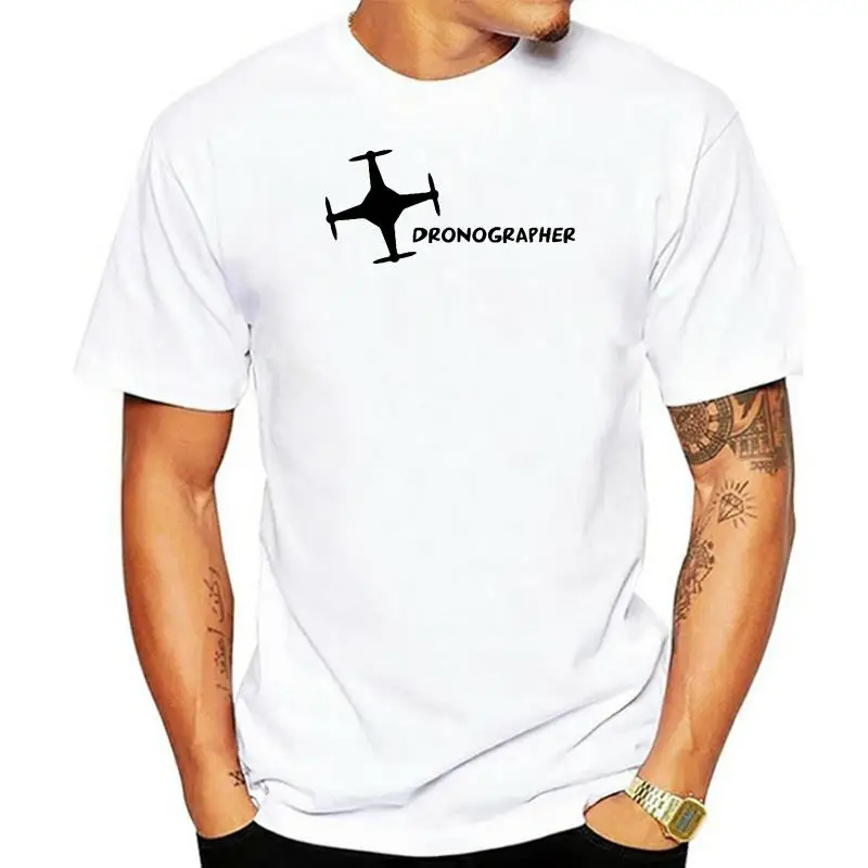 Free Shipping Summer Fashion Drone T-shirt Drone Pilot T Shirt Ariel Photographer T-shirt Photography Summer  Men Clothing