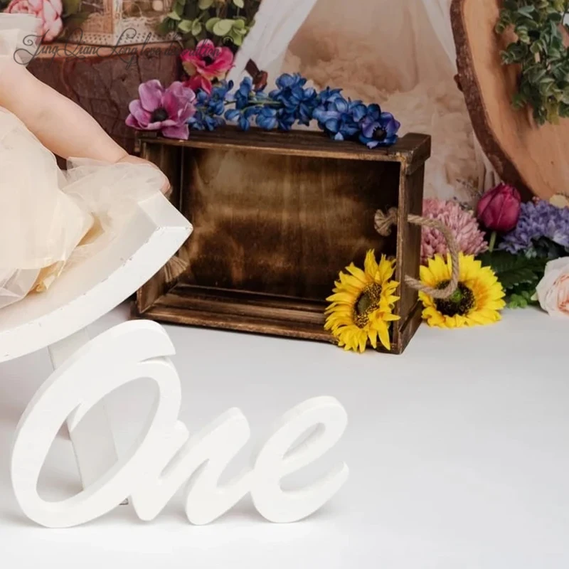Custom 'ONE' Freestanding Ornament—Suitable as a Photography Prop or Home Décor