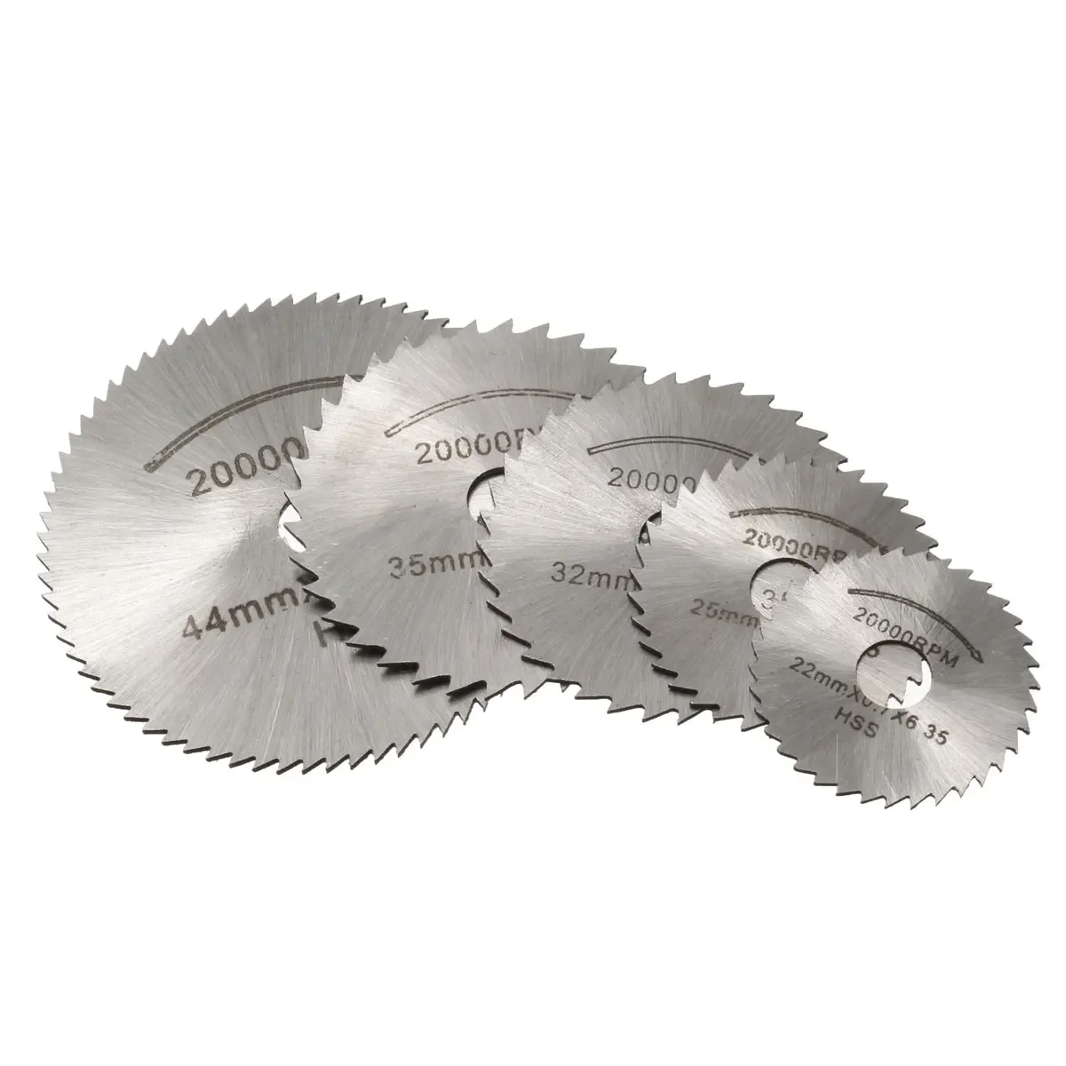 6Pcs HSS Mini Kit di utensili rotanti a lama circolare per taglierina in metallo Dremel Set di utensili elettrici mandrino Cutoff dischi da taglio