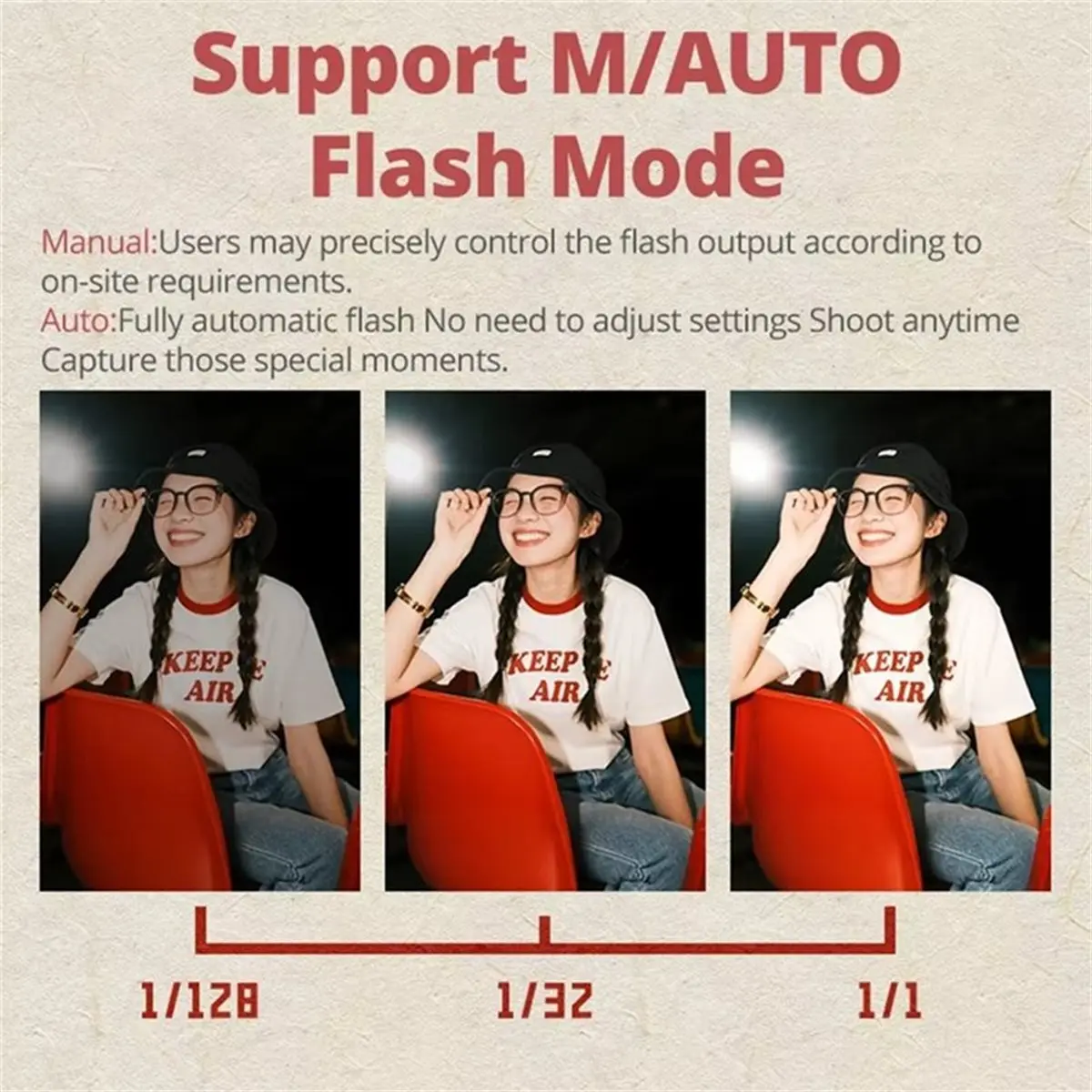 

AT33 T1 Retro Flash M/AUTO Mode Universal Hot Shoe Jump Flash Off-Camera for Sony Canon Nikon Fuji Pentax Olympus Fujifilm