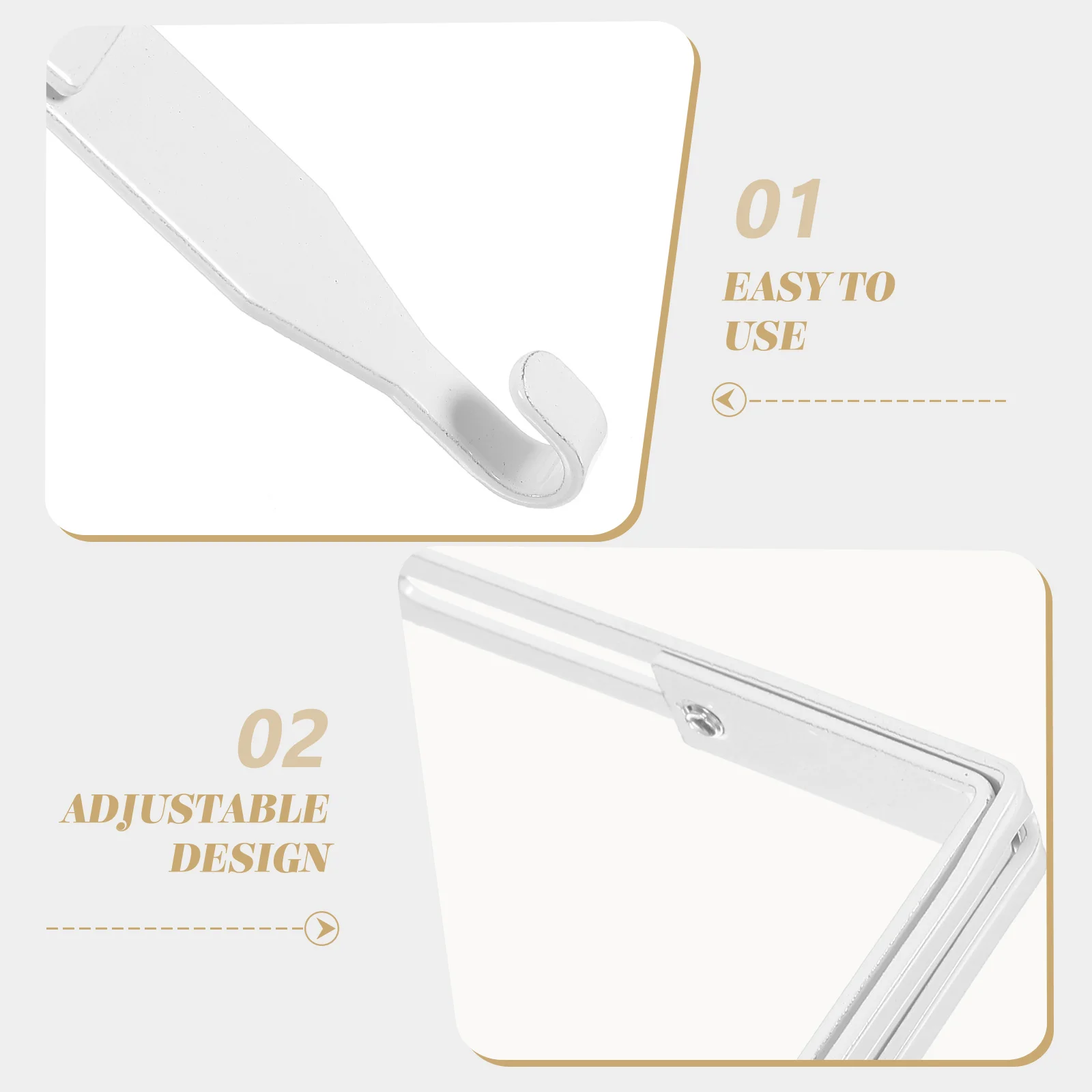 

4pcs Cabinet Metal Adjustable Over Over Door Hanger Hook Door Hanger Hook For Home Storage Hanging Organizer Heavy Duty Hooks