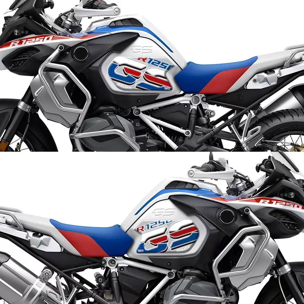 For BMW R1250GS ADV R 1250 GS Adventure 2019-2023 Motorcycle Tank Traction Side Pad Gas Fuel Knee Grip Protection 3D Gel Decal