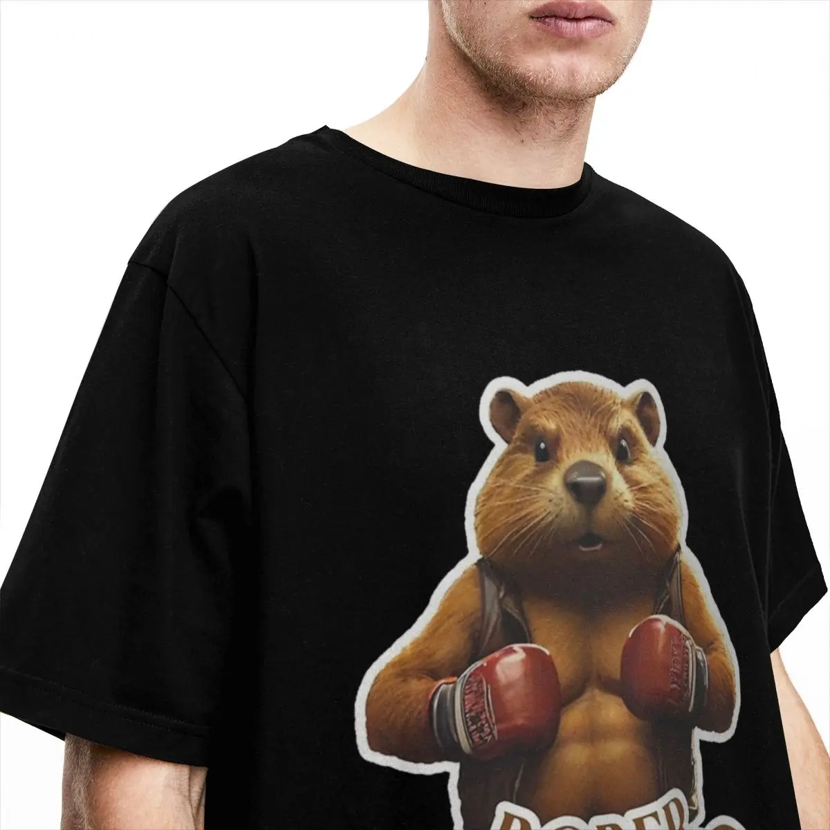 Boxing Beaver Polish Bober Mordo Accessories T-Shirt Men Women Bobr Kurwa Novelty Pure Cotton Unique Tee Shirts