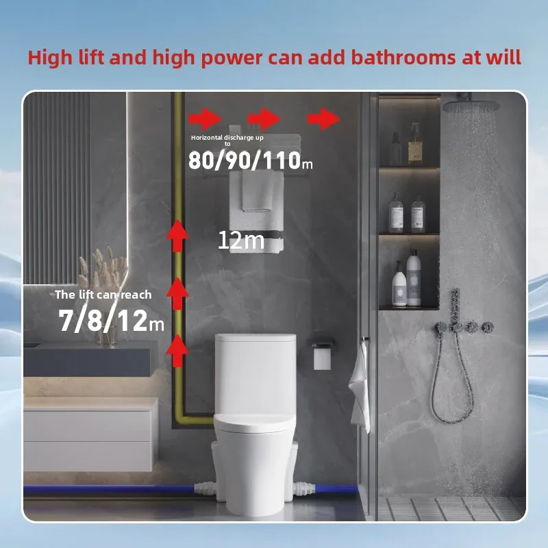 Household Automatic Sewage Pump, Household Sewage Fully Automatic Cutting, Shredding, and Lifting Device