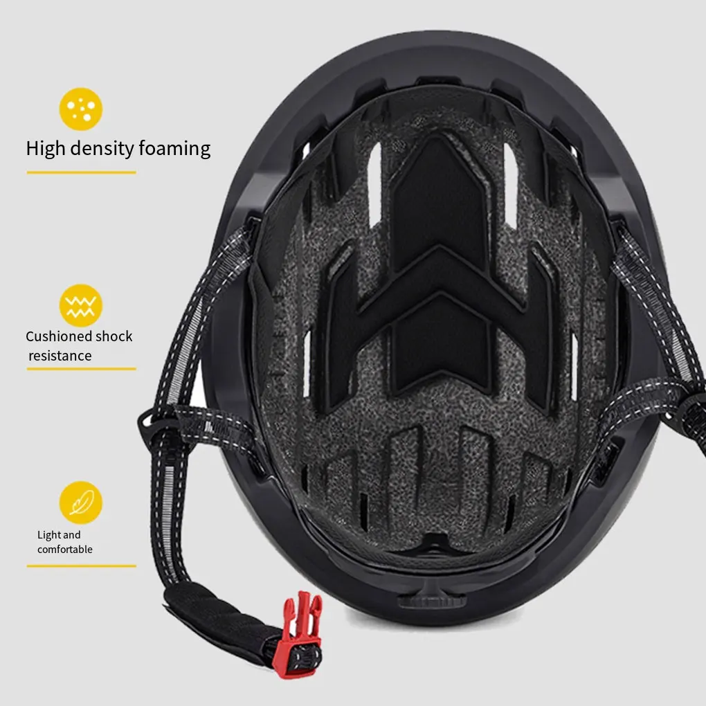 

PC Sports Protection Helmet Designed For Cycling Enthusiasts And Outdoor Activities Wide Application Orange black M【55-58CM】