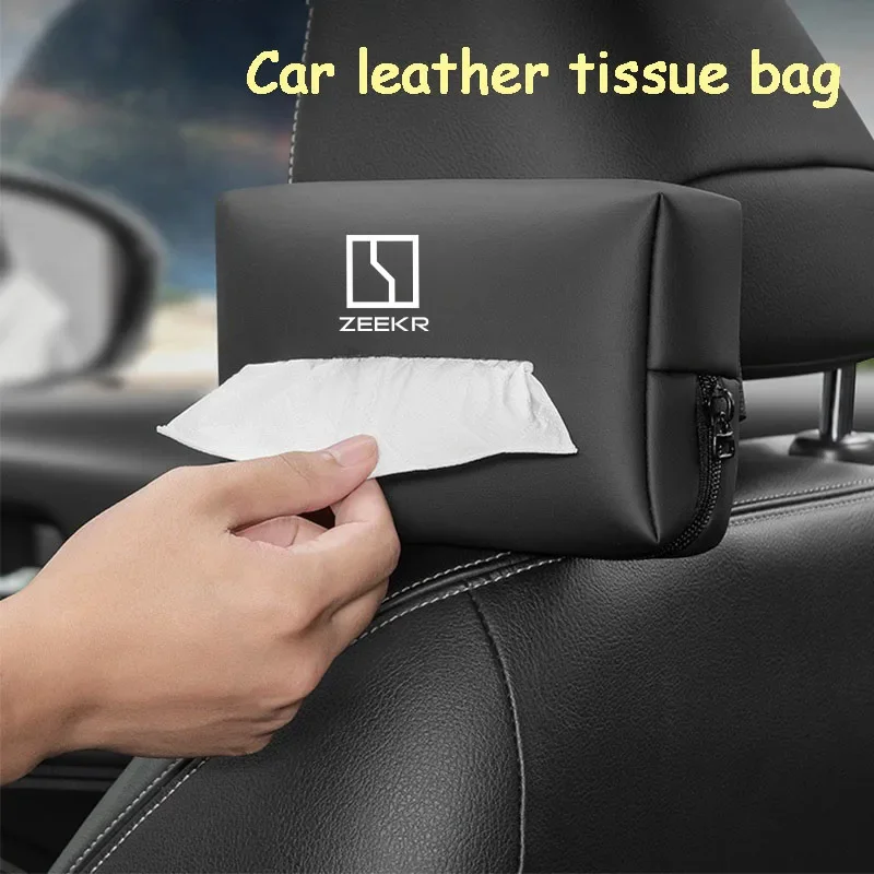 Car Tissue Holder Organizer-Soft,Anti-Scratch, Vehicle Fit,car accessories,for ZEEKR X 001 009 2022 2023 2024 FR 007GT EX1E MIX