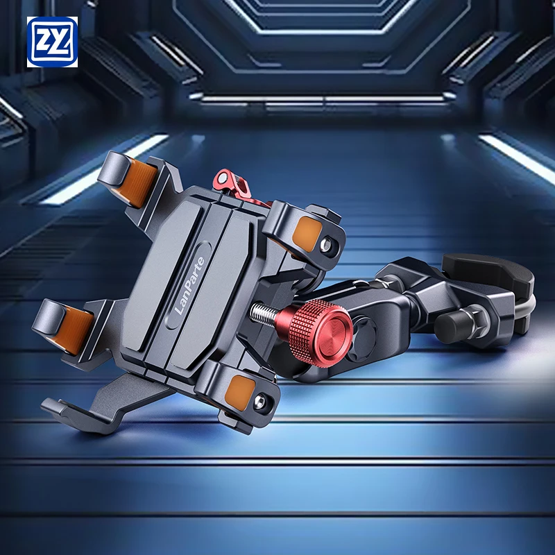 

Hot-Selling Double Security Lock Shock Absorption Safely Secure Protect Mobile Phone Slipping Cycling Phone Holder