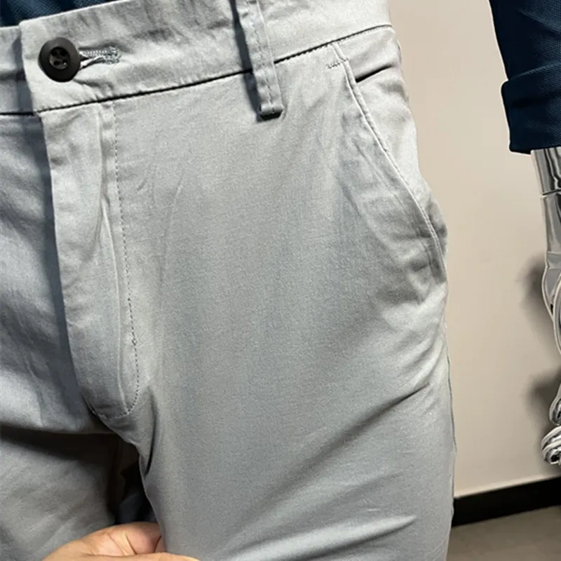 2024 Pantaloni da golf da uomo Pantaloni da tuta in cotone elastico di alta qualità Primavera Autunno Uomo Pantaloni cargo da golf Pantaloni da golf per il tempo libero d'affari 