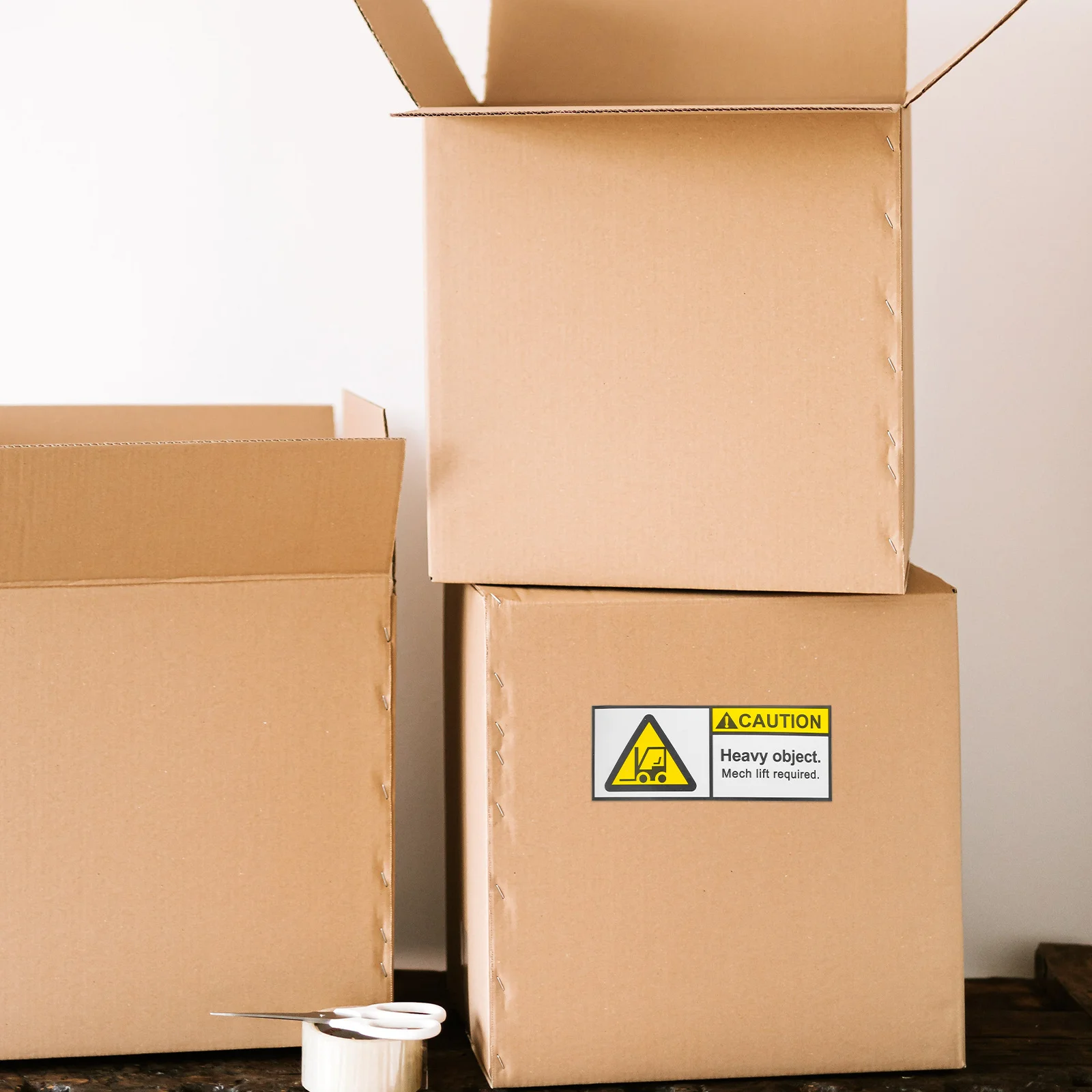 

Heavy Duty Warning Stickers 60x150mm Large Size Team Lift Labels for Shipping Packaging Transport Safety Sticker