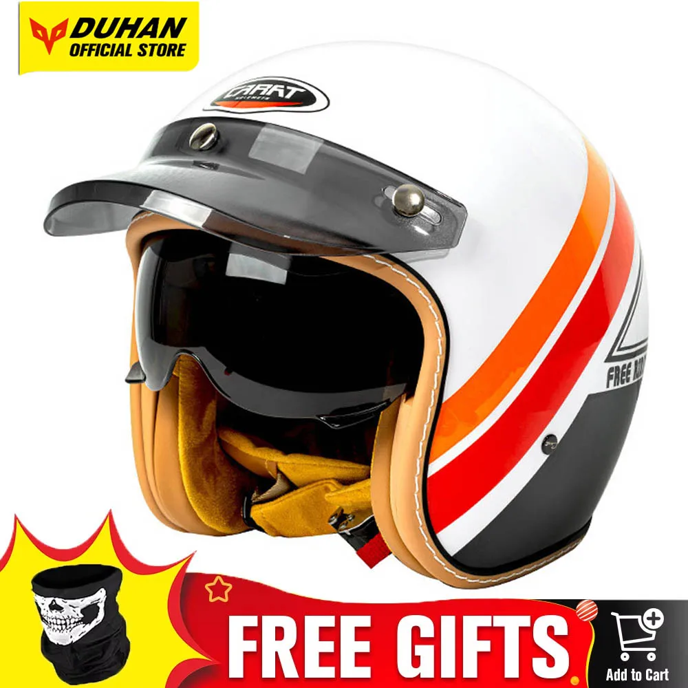 

New Motorbike Helmet Open Face Moto Riding Helmet Capacete De Moto Anti Fall Motorcycle Helmet For Men Women ABS Material