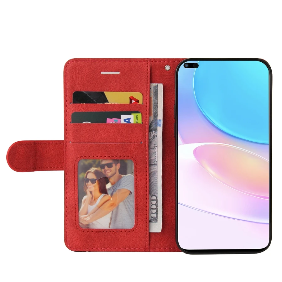 Custodia in pelle a portafoglio per Huawei P50 Pro P20 Lite P20 Pro P Smart 2019 Mate 20 Lite Y6 Y7 2019 Honor 50 Lite 10 Lite Cover