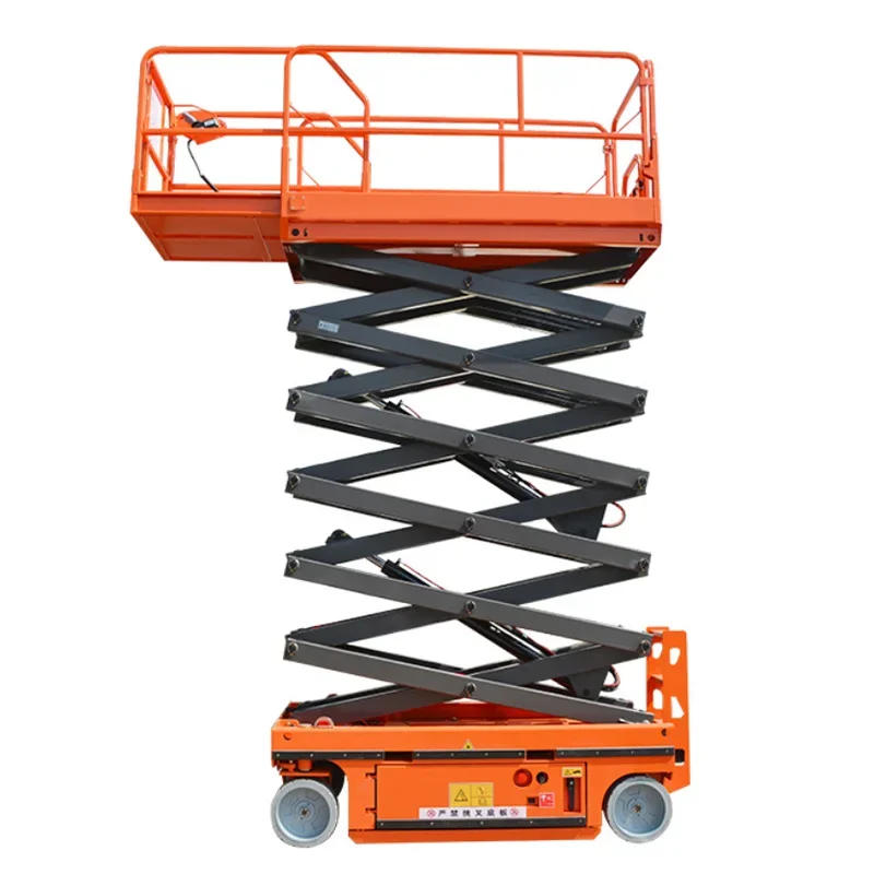 Hydraulic Automsusumu Smdry Powered Scissor Lift Hydraulic Pump Lift Electric Scaffolding Man 2100*830mm Table Size