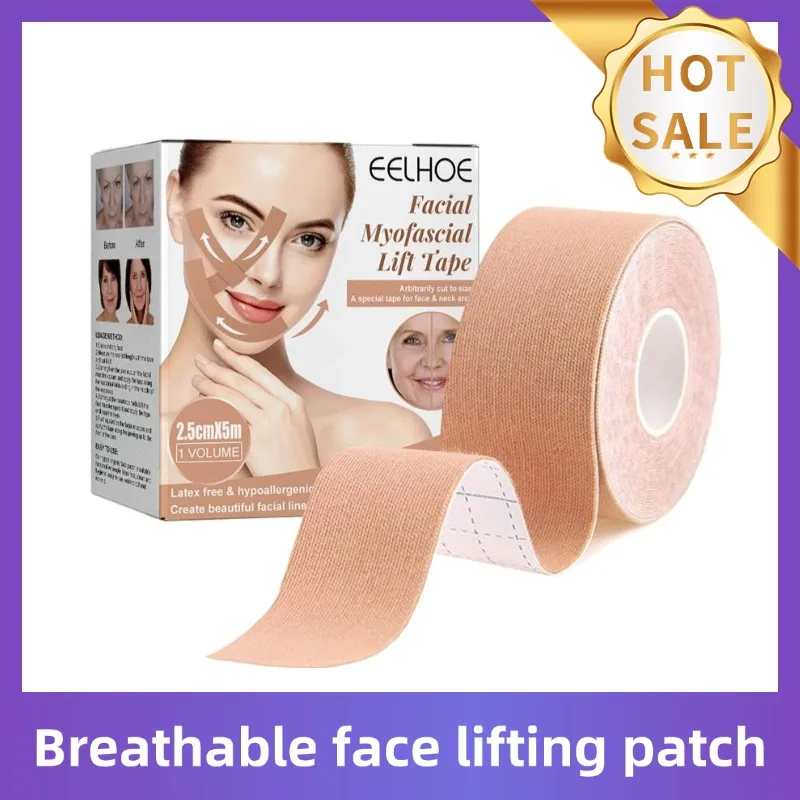 ضمادة مرنة لشد الوجه أداة العناية بالبشرة ، خط V ، الرقبة ، العيون ، الرفع ، مزيل التجاعيد ، شريط لاصق #1