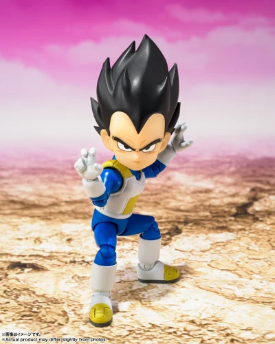 

【Оригинал】BANDAI SHF Dragon Ball DAIMA Vegeta (мини) Фигурки Модель игрушки