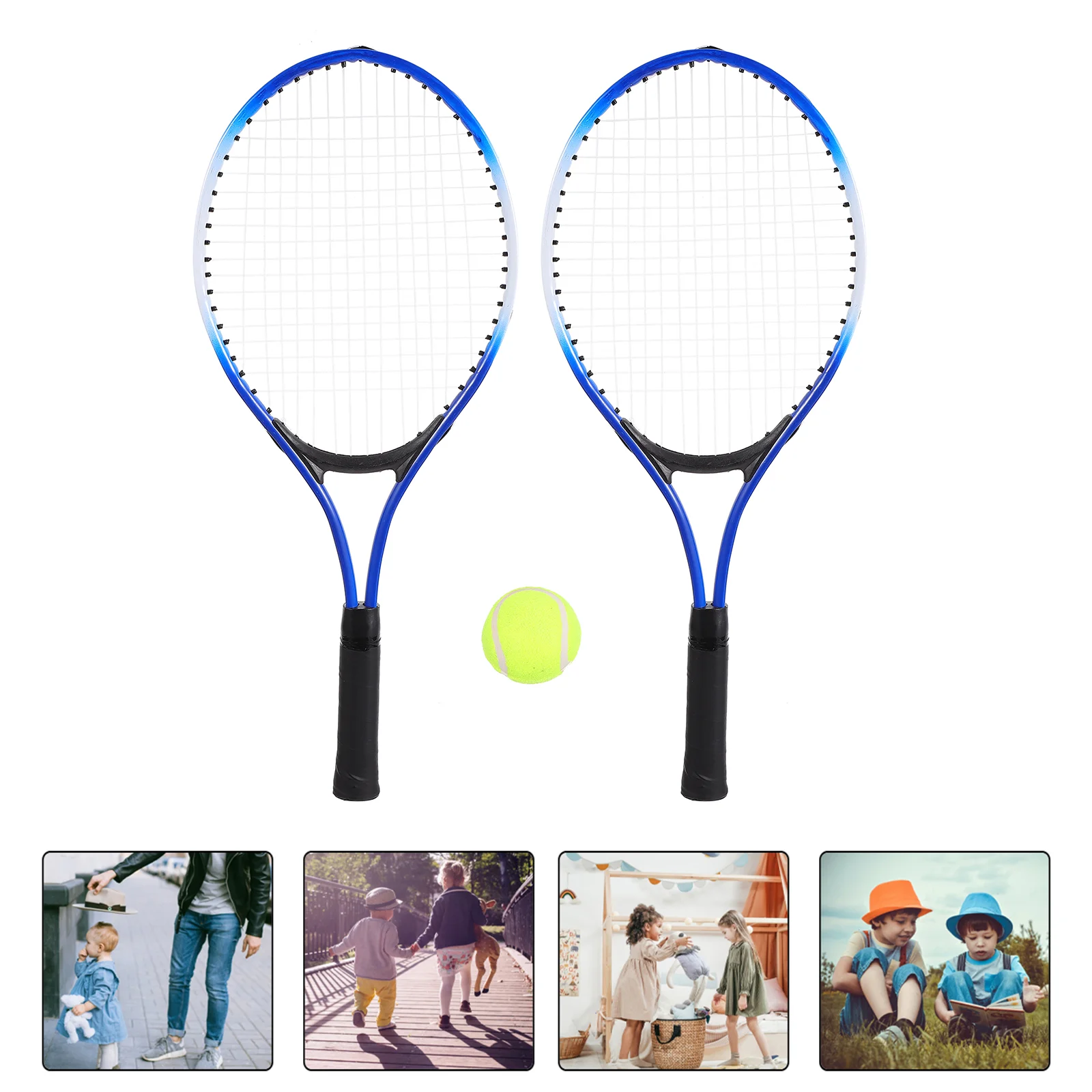 Casual Children's Tennis Racket Kids Sports Toys Beach Ball Ferroalloy Table Outdoor