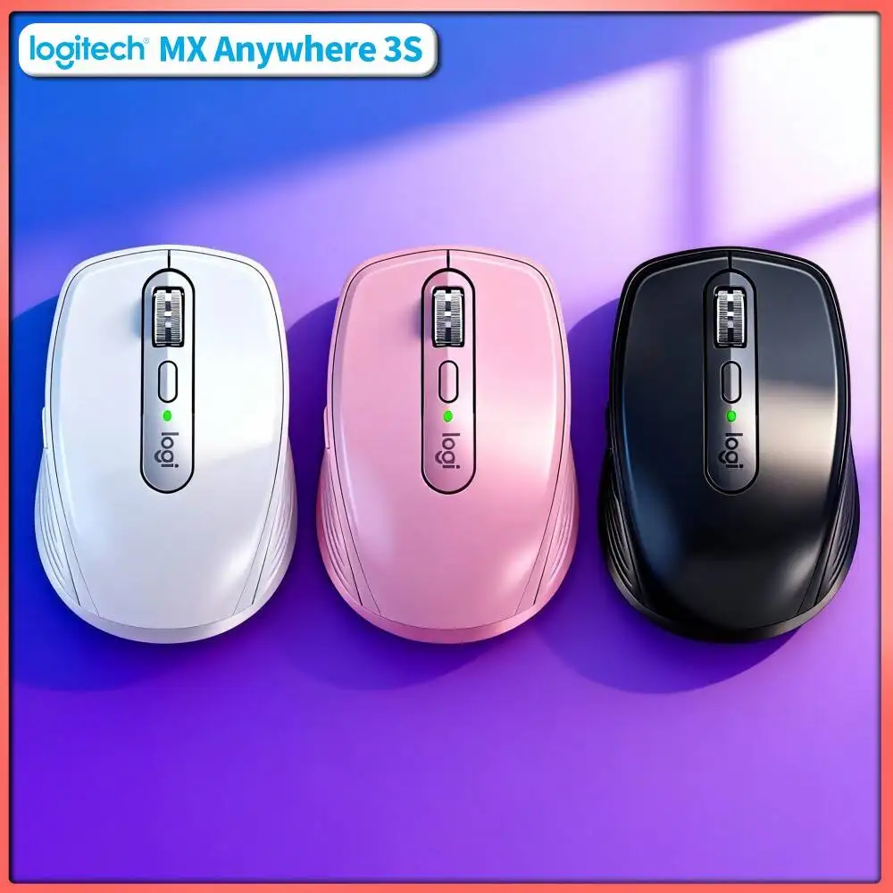 Premium MX Anywhere 3S - 8000 DPI, USB-C Fast Charge, Anti-Slip, Ideal for Hardware Shop & Order Confirmation