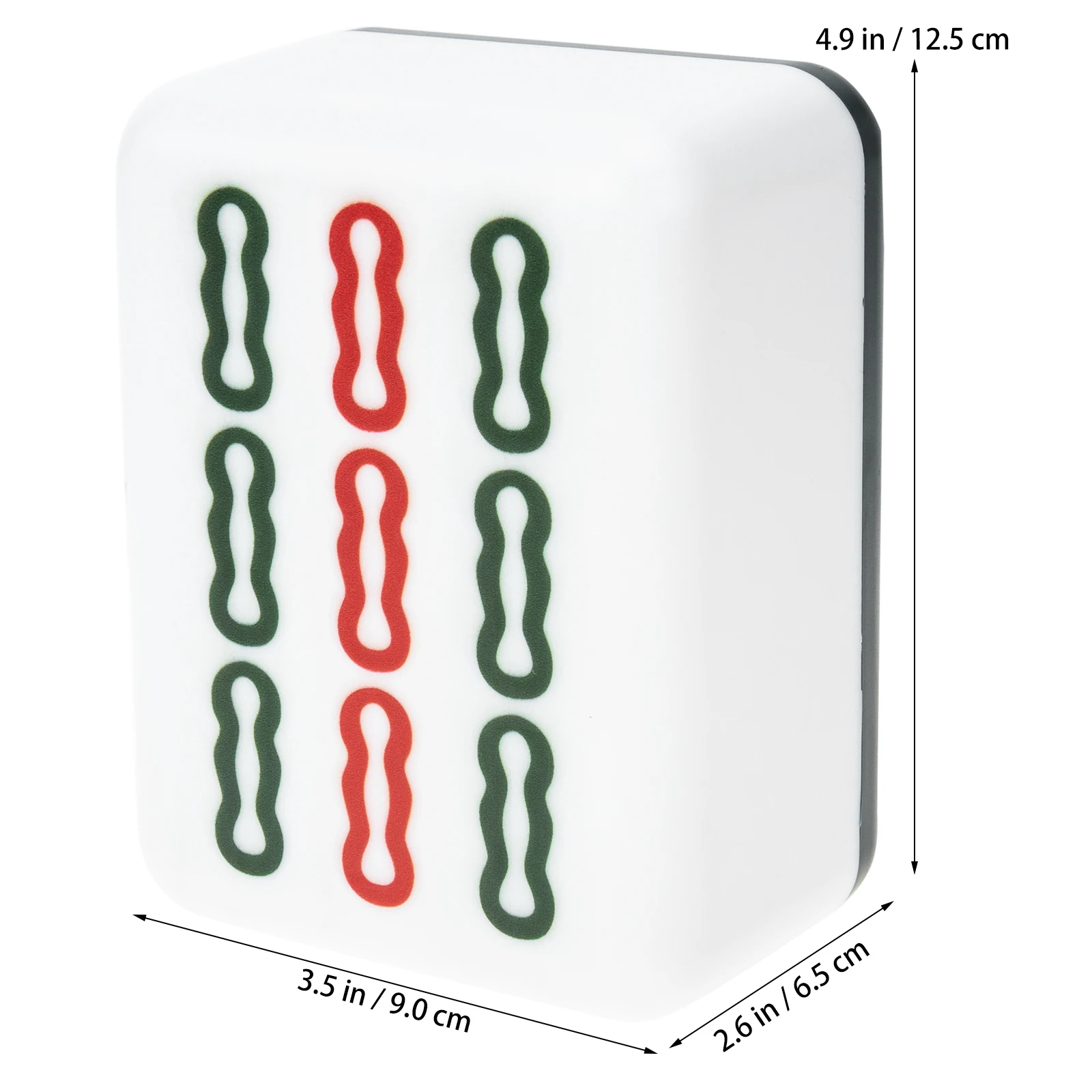 

LED Charging Light Mahjong Shaped Small Plastic Mahjong Led Desktop Eye Care Portable Desk Decor Lamp