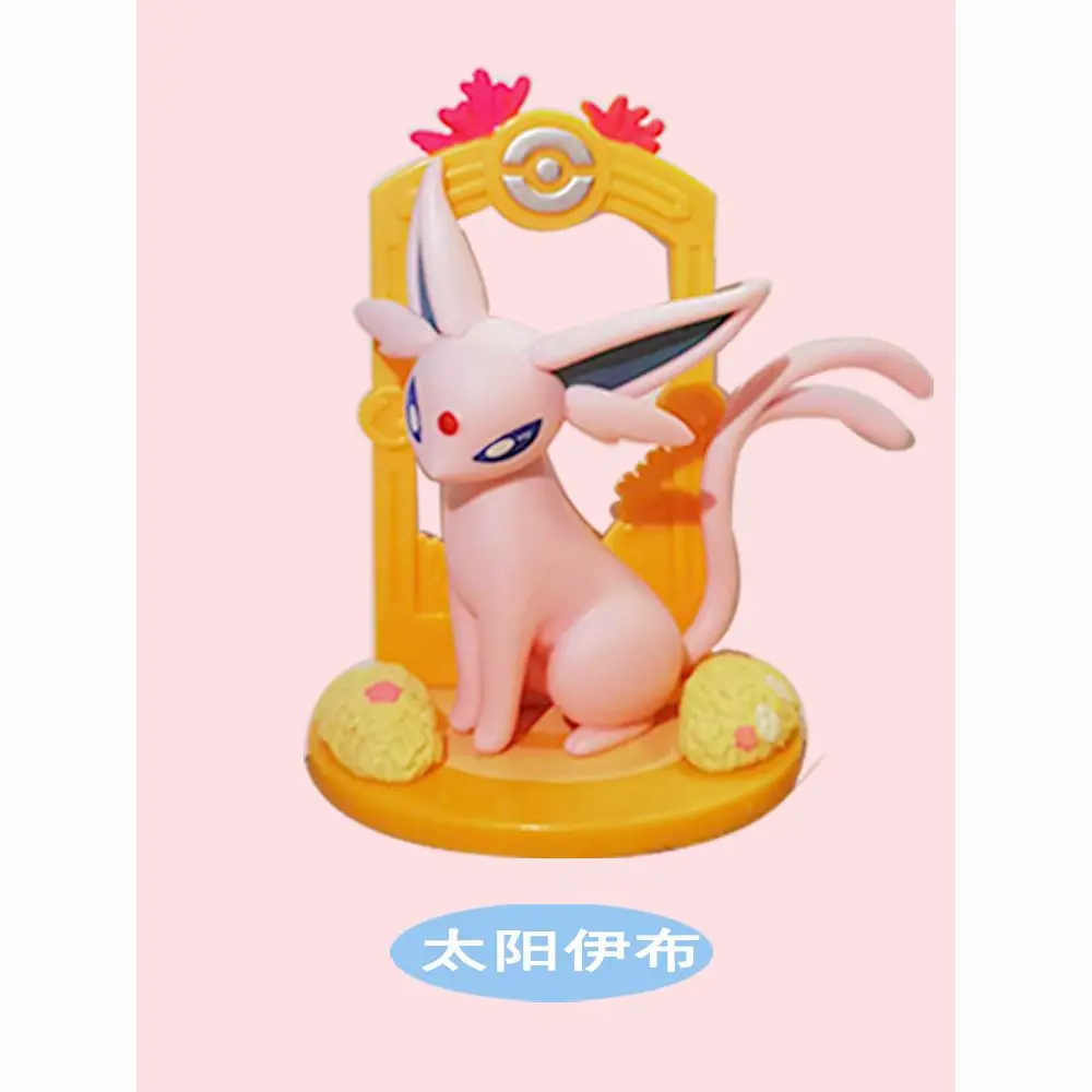 Pok è mon Eevee Acqua decorativa Eevee Fuoco Eevee Elfo Eevee Scuro Eevee Ghiaccio Eevee Meloid Fulmine Eevee Cieco Scatola Fatta a Mano