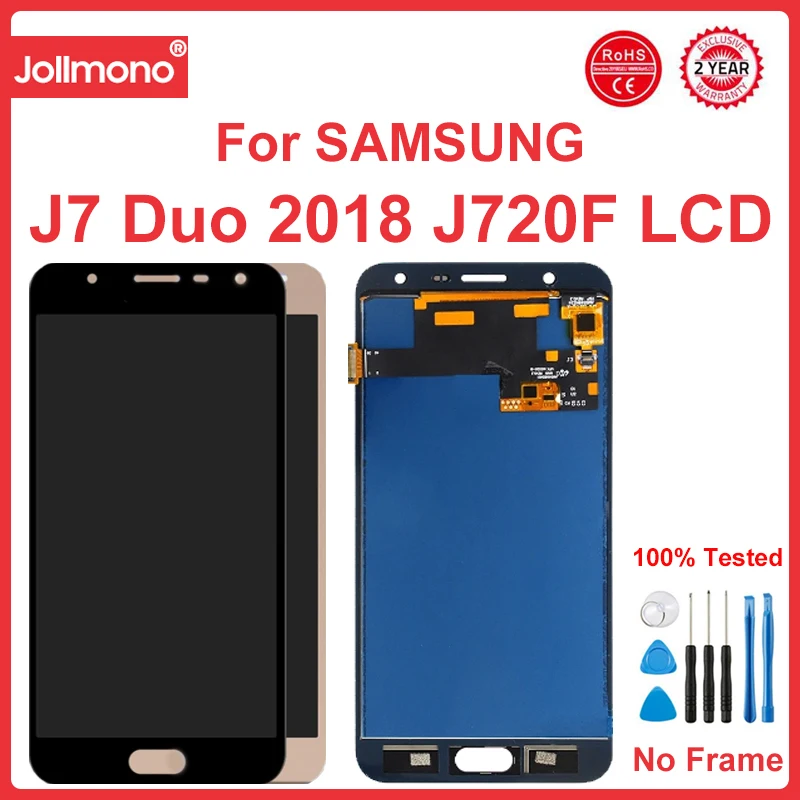 

J720 Lcd for Samsung Galaxy J7 Duo LCD Display With Touch Screen Digitizer Assembly for Samsung J720 J720F SM-J720F