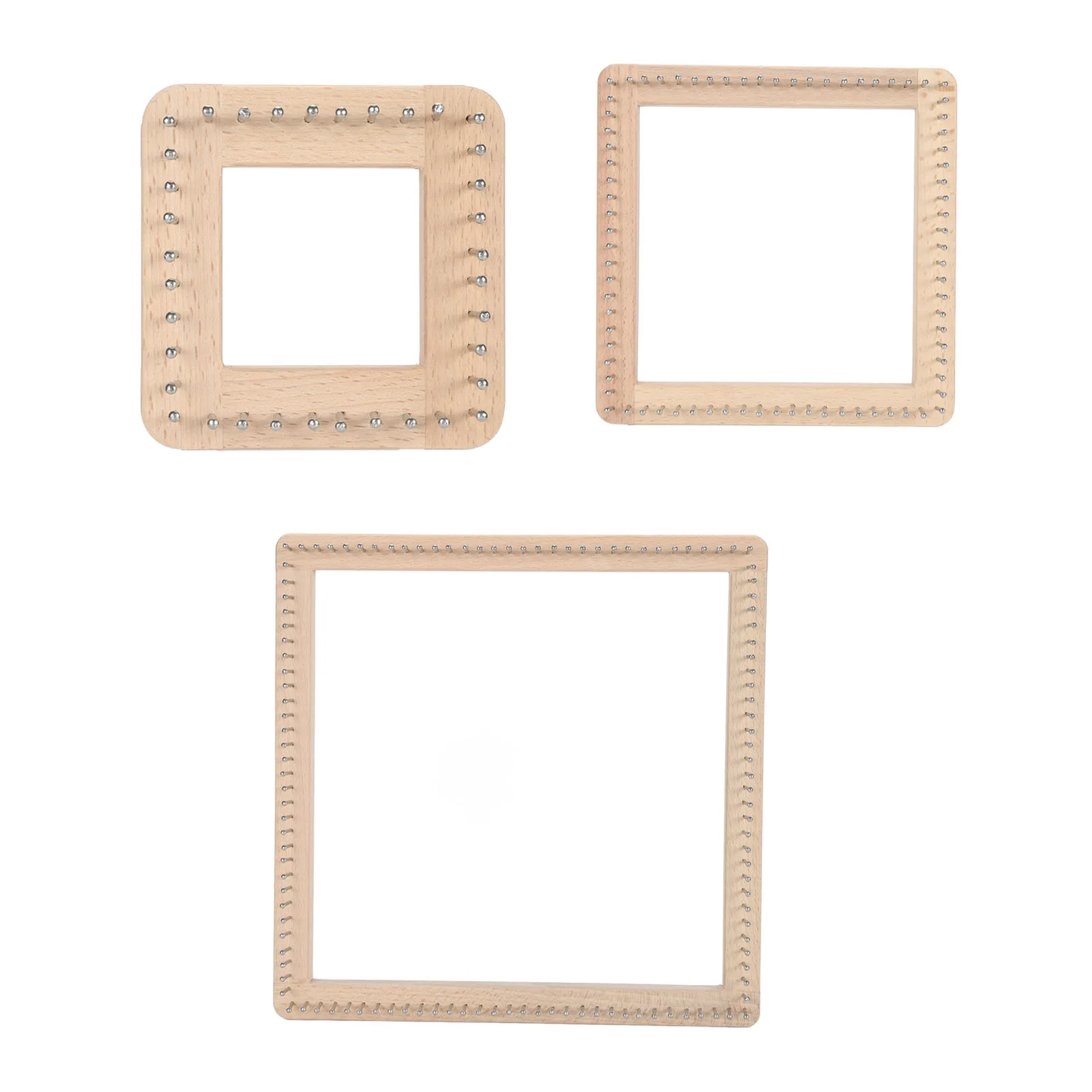 Wooden Knitting Board Sturdy Hand Crafted Professional Promotes Fine Motor Skills DIY Wooden Knitting  for Shawl for Scarf