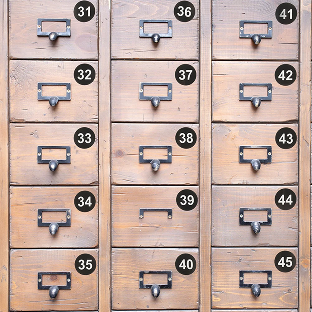 

15 Sheets Numbers Tag Paper Stickers for Marking Multi-use Adhesive Labels Applique Office