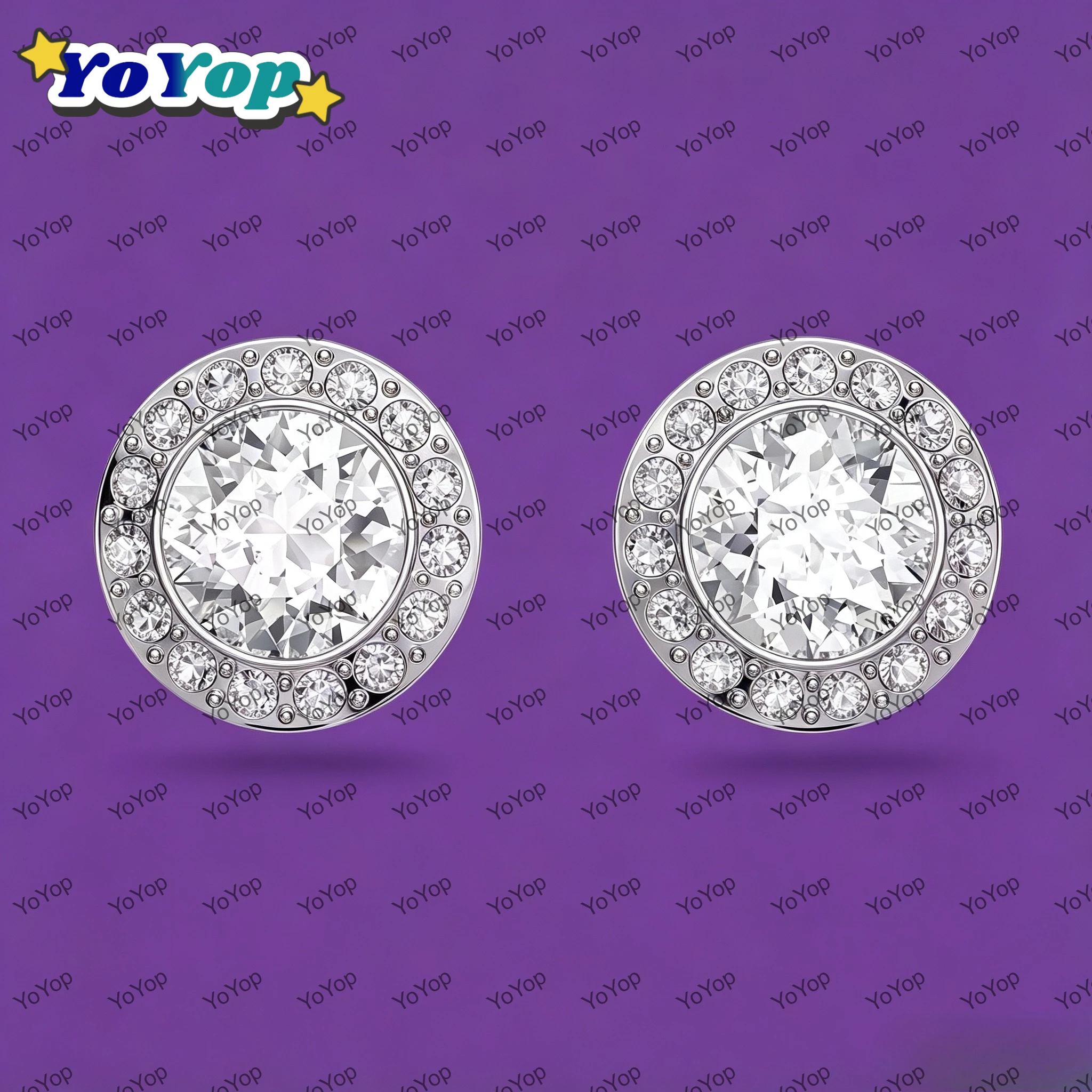 Best Seller 2026 Original Crystal Round Jewelry Set,Necklace Earring Bangle,Light luxury Elegant High-end Wedding Jewelry Set image 3