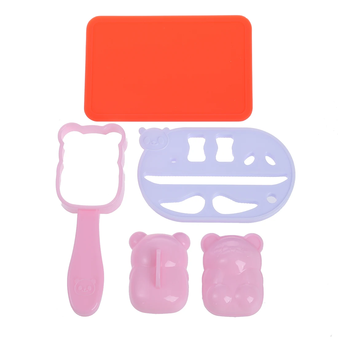 

AB89-Панда Форма для суши с рисовыми шариками Форма для онигири с перфоратором