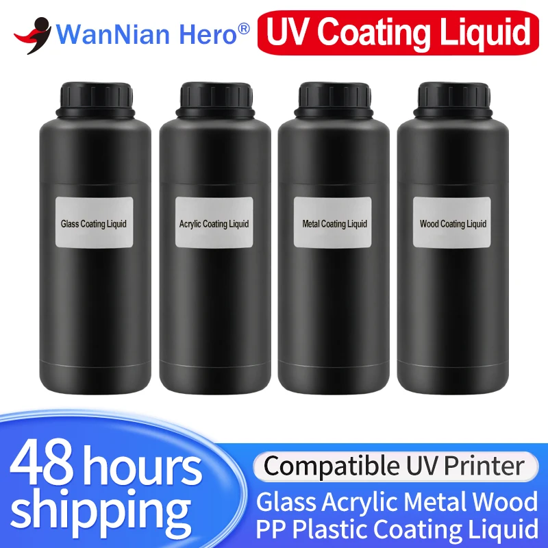 500ML Metal Acrylic Glass Plastic Wood Coating liquid UV Ink Printer Fluid Pretreatment Solution For Flatbed Printer Ceramic