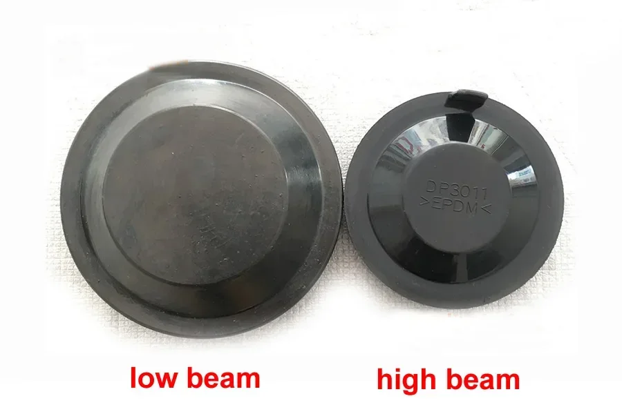 For Besturn B50 Low High Beam Headlamp Rear Cover Dust-proof Waterproof Sealed Plastic Headlight Cap 75mm 100mm 1pcs 2009-2013