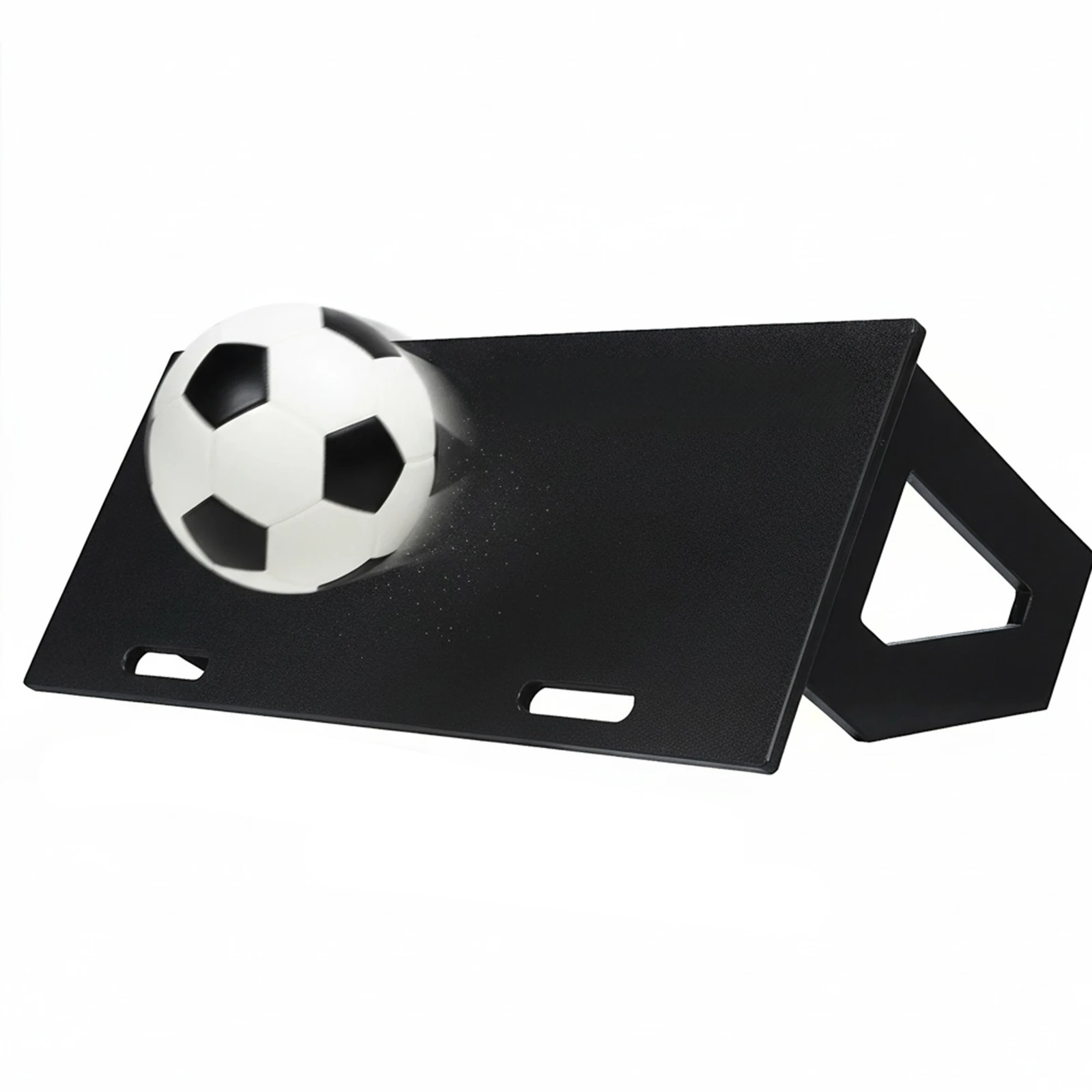 

Soccer Rebounder Board Adjustable Angles Foldable HDPE Kickback Rebound Board for Control Passing and Shooting Practice