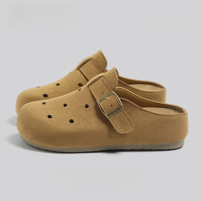 Zapatillas de mujer con punta abierta, transpirables, huecas, estilo Kurt Geiger, sandalias cómodas de verano, HuanQiu