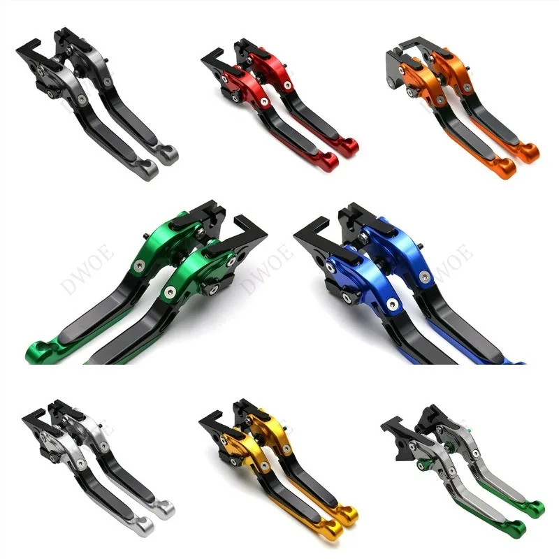 Motorcycle CNC Aluminum Adjustable Folding Brake Clutch Levers Extendable Handlebar Hand Grips for Yamaha FJ1200 XJR1200