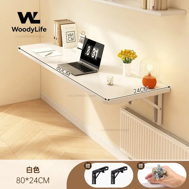 Foldable Desk, Wall, Wall, Wall, Folding Table, Wall-mounted Study Table, Balcony,  Cross-border
