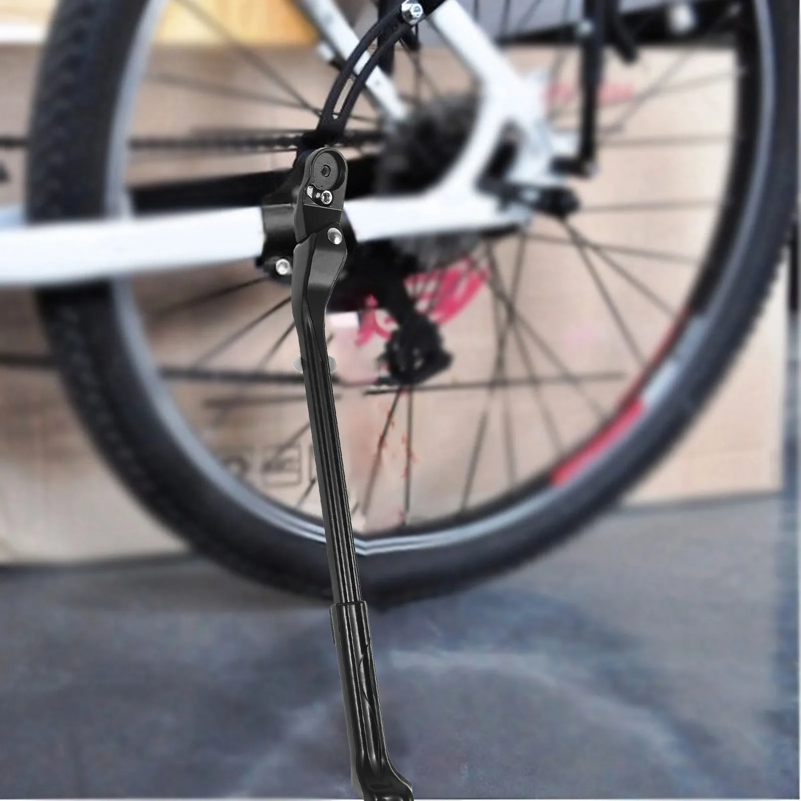 

Aluminum Alloy Bike Kickstand Adjustable Height Metal Bicycle Kick Stand Mountain Road Bike Stable Universal Replacement