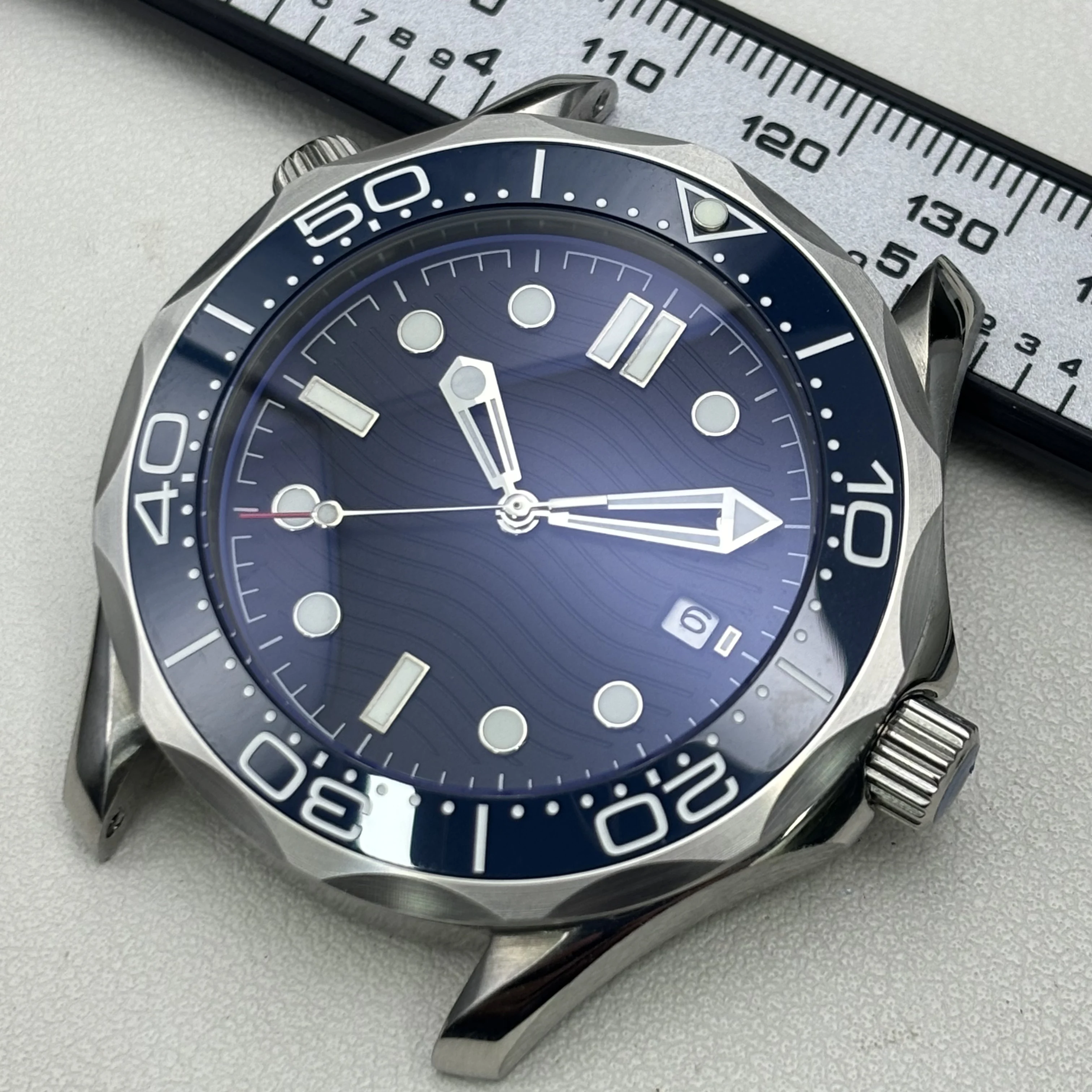2025 NEW Men's Watch Miyota 8215/ST1612 Mechanical Watch Ceramic Bezel Black Dial - No Strap Included Suitable for 20MM Wide image 3