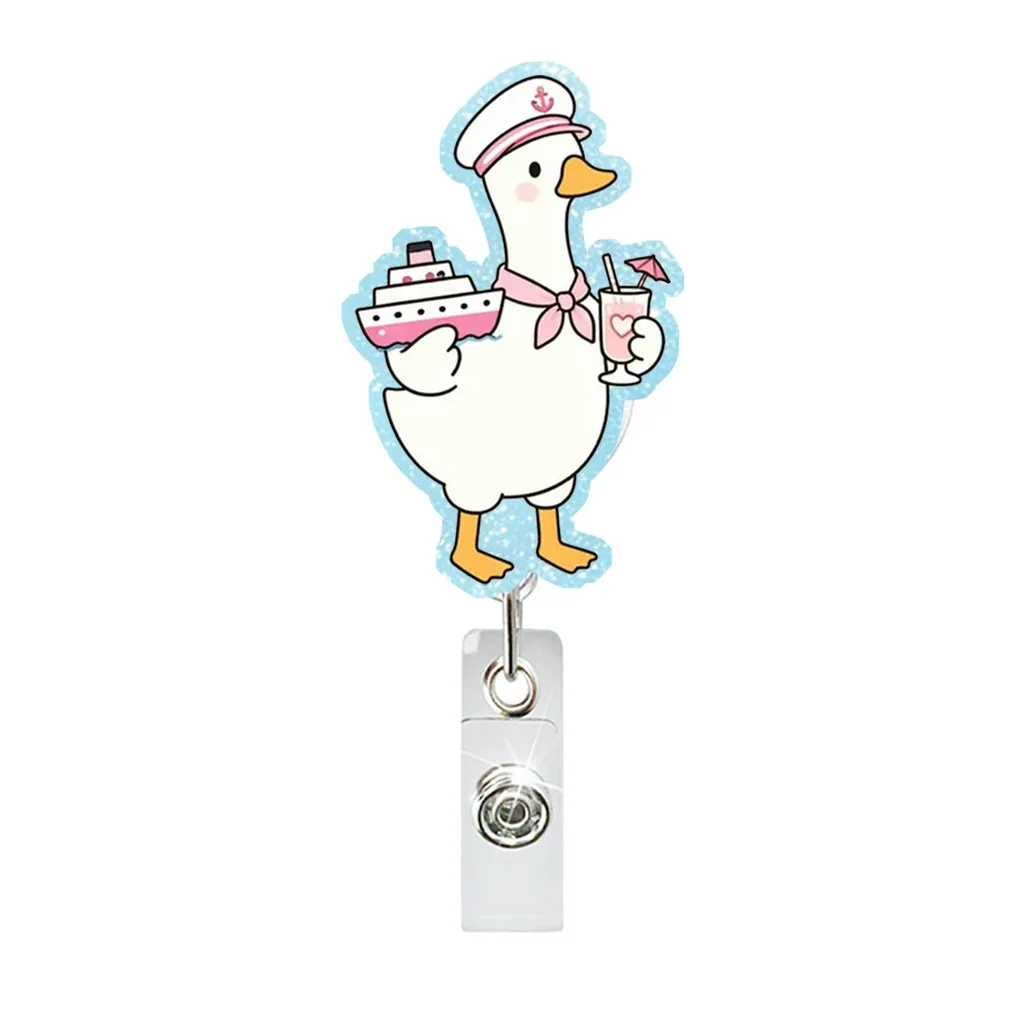 Work Id Holder Acrylic Acrylic Badge Reel Metal Clip Badge Reel Retractable Retractable Badge Reel For Identity Display Student