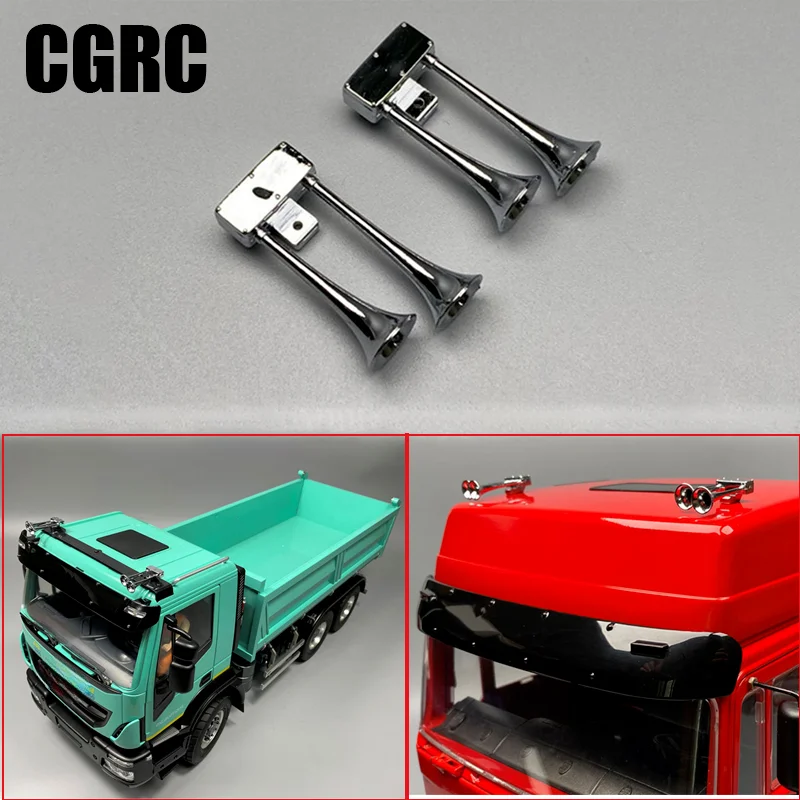 

Plastic Upgrade Whistle Trumpet Front Decorate for 1/14 Tamiya RC Truck Trailer Tipper Scania Benz MAN Volvo Car DIY Parts