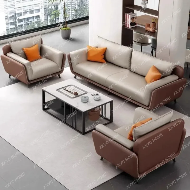 XX  Business Minimalist Office Sofas Reception Area Leisure Waiting Office Sofas Modern Design Office Furniture