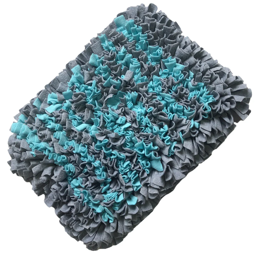 

Creative Pet Sniffing Smell Pad Interactive Food Food Feeder Feeder Blue 52X40Cm Dog Pet Slowing Feeding Mat Supplies