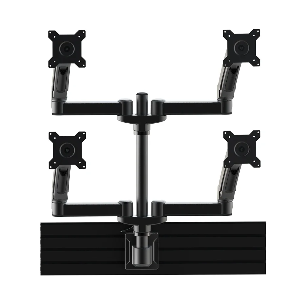 

desktop adjustable stand for 4 screens control room console accessories durable computer monitor arm